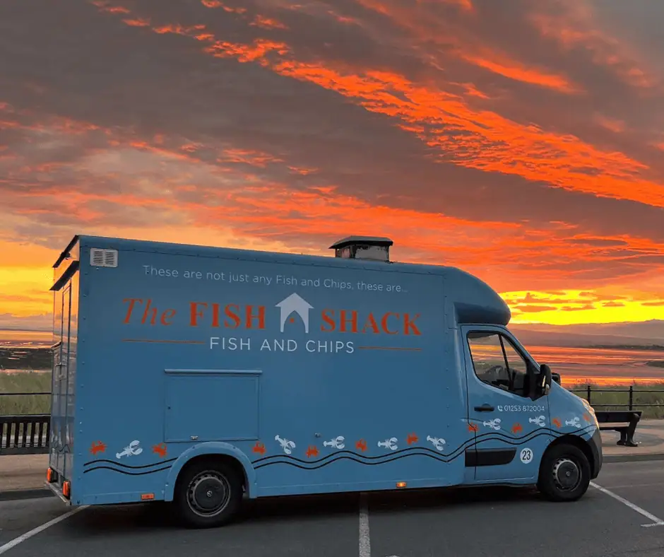 Fish Shack Van Sunset